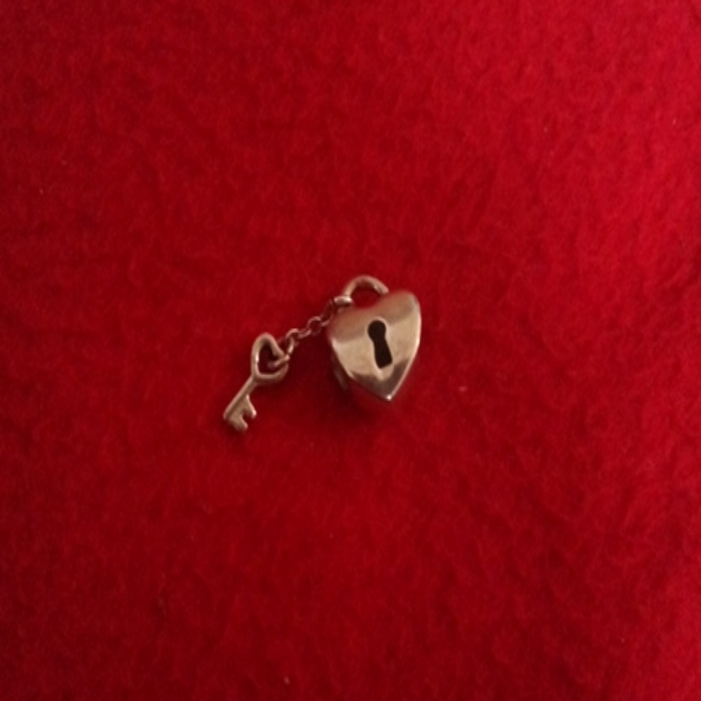 Key to my heart charm